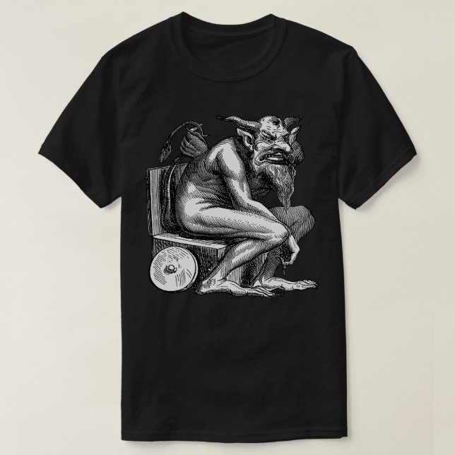 A Demon Of Discovery And of Ingenious Inventions D T-Shirt (Design Front)
