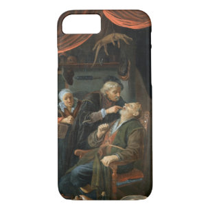 A Dentist Examining The Tooth of an Old Man (oil o iPhone 8/7 Case