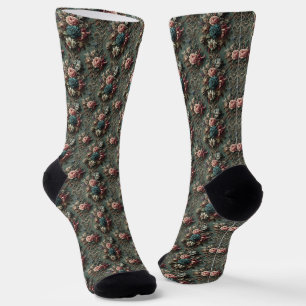 A Deranged Dirge – Gothic Victorian Delirium Socks