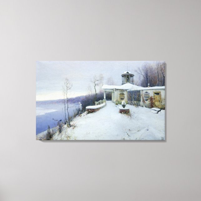 A deserted manor house canvas print (Front)