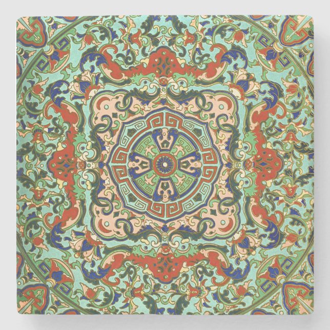 A Design From The Orient Stone Coaster (Front)