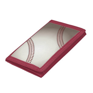 A Design of a Base Ball Trifold Wallet