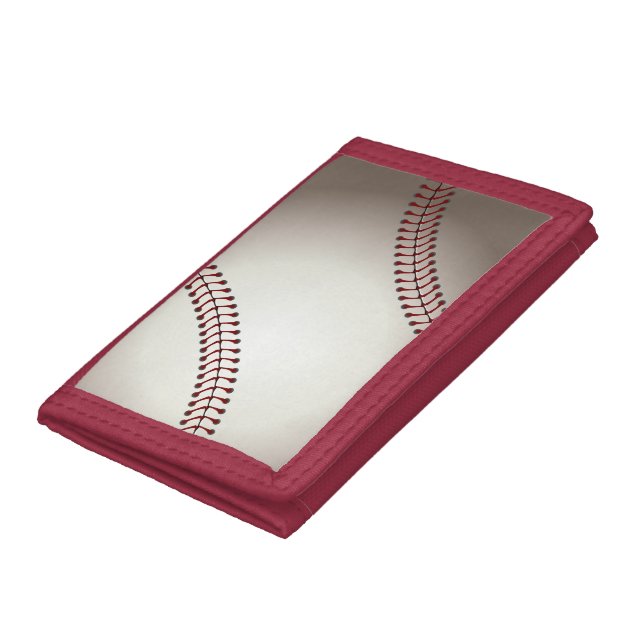 A Design of a Base Ball Trifold Wallet (Bottom)