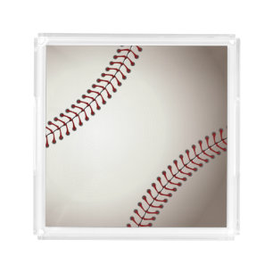 A Design of a Base or Soft Ball Acrylic Tray