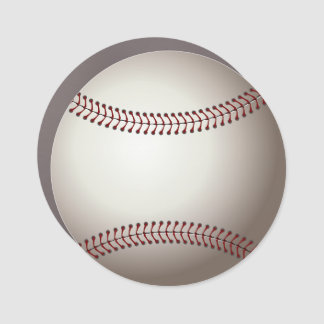 A Design of a Base or Soft Ball Car Magnet
