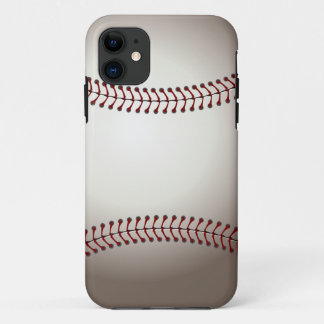 A Design of a Base or Soft Ball iPhone 11 Case