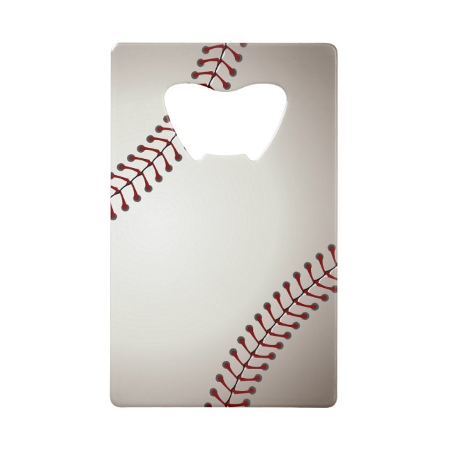 A Design of a Base or Soft Ball Credit Card Bottle Opener (Front)