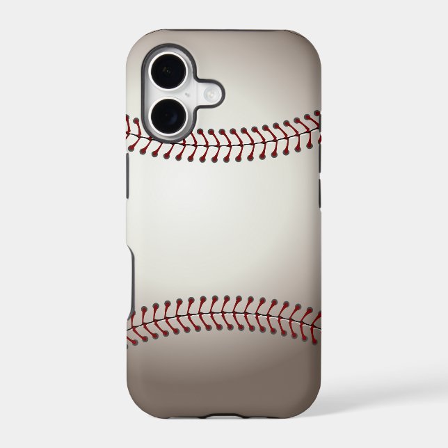 A Design of a Base or Soft Ball Iphone Case (Back)