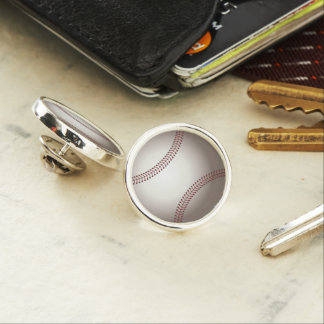 A Design of a Base or Soft Ball Lapel Pin