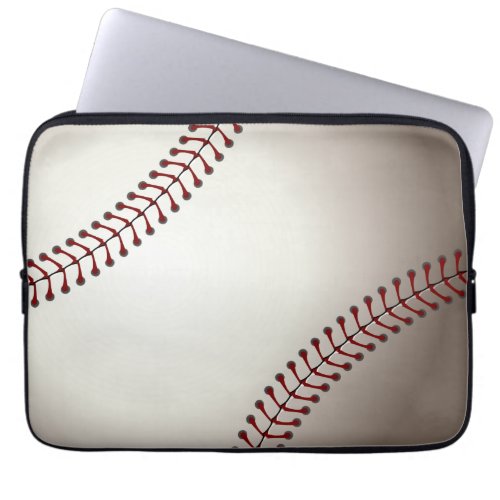 A Design of a Base or Soft Ball Laptop Sleeve