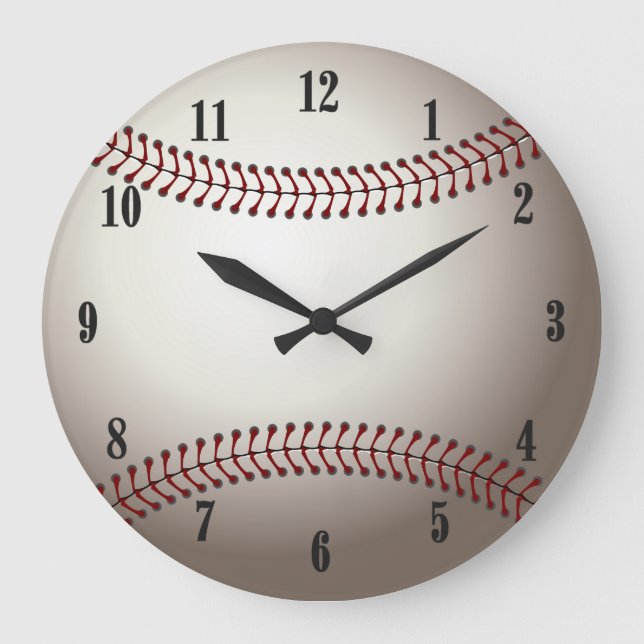 A Design of a Base or Soft Ball Large Clock (Front)