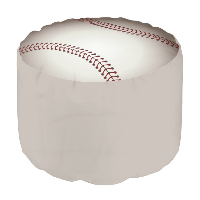 A Design of a Base or Soft Ball Pouf (Angled Front)