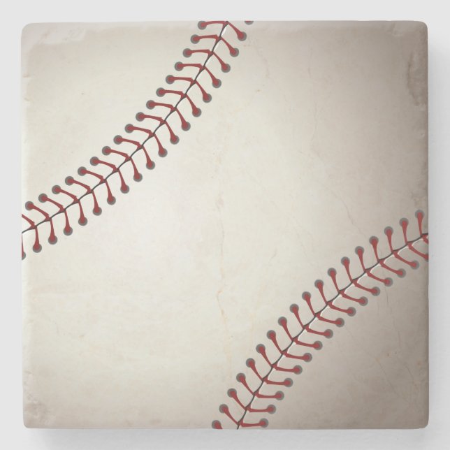 A Design of a Base or Soft Ball Stone Coaster (Front)