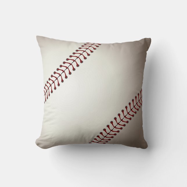 A Design of a Base or Soft Ball Throw Pillow (Front)