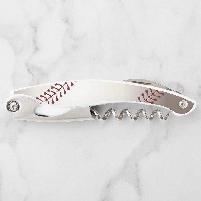 A Design of a Base or Soft Ball Waiter's Corkscrew (Front)