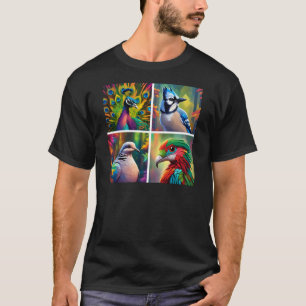 A design with 4 birds T-Shirt