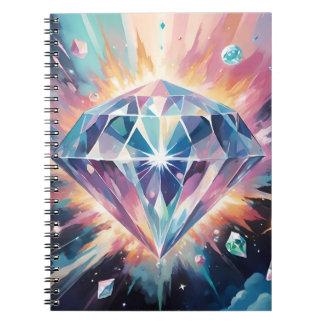 A diamond in space notebook