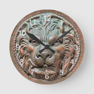 A Dickens Christmas Throwback Round Clock