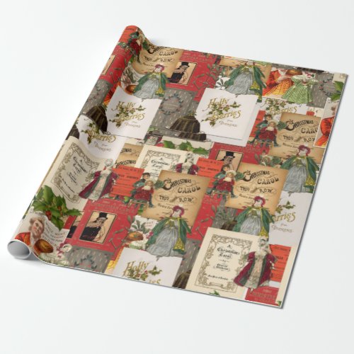 A Dickens Of A Christmas Wrapping Paper