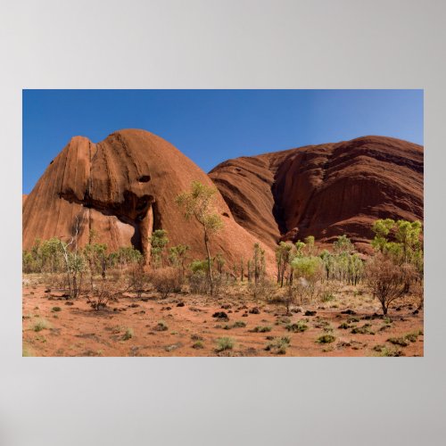 A different and unique view of Ayers Rock Uluru Poster