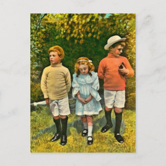 A DIFFICULT CHOICE POSTCARD