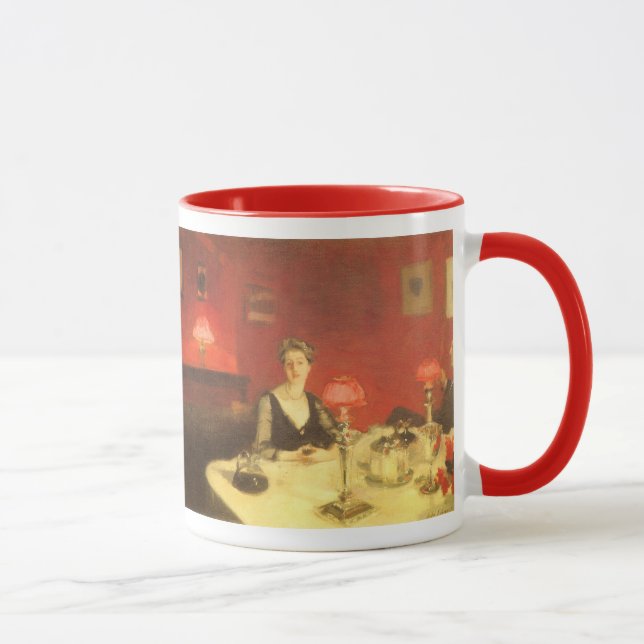 A Dinner Table at Night by John Singer Sargent Mug (Right)