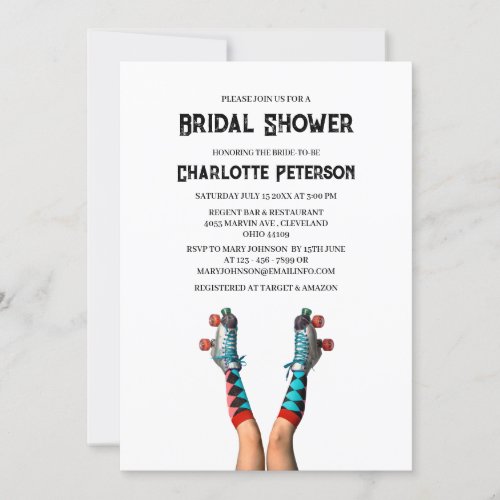 A Disco Inspired Bridal Shower Invitation