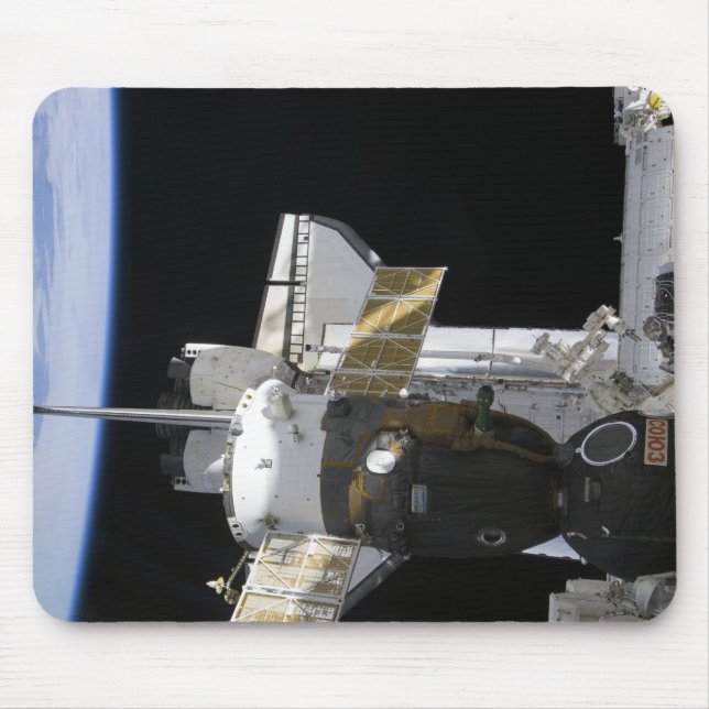 A docked Soyuz spacecraft Mouse Pad (Front)