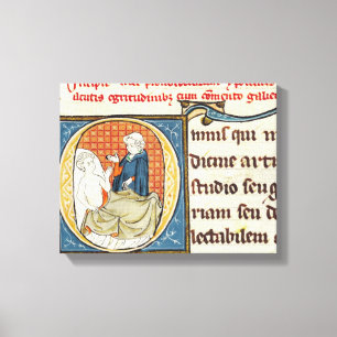 A Doctor Diagnosing a Patient Canvas Print