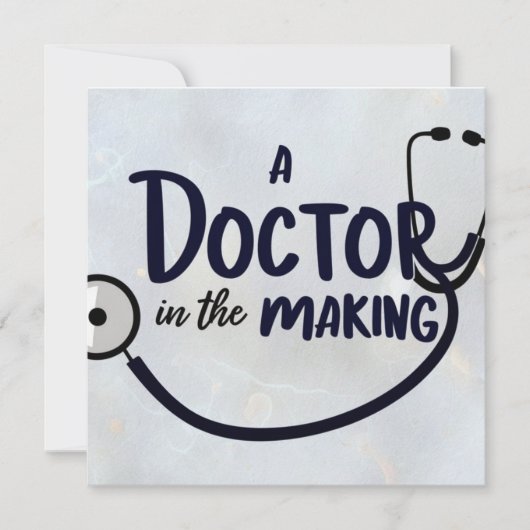 A doctor in the making (Front)
