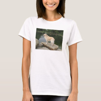 A Dog At A Pond T-Shirt