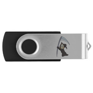 A Dog in a Death Costume Flash Drive