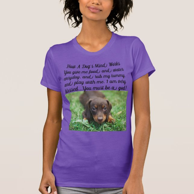 A Dog's And Cat's Mind T-Shirt (Front)
