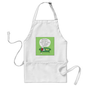 A Dog's Letter to Santa - Funny Christmas Cartoon Adult Apron