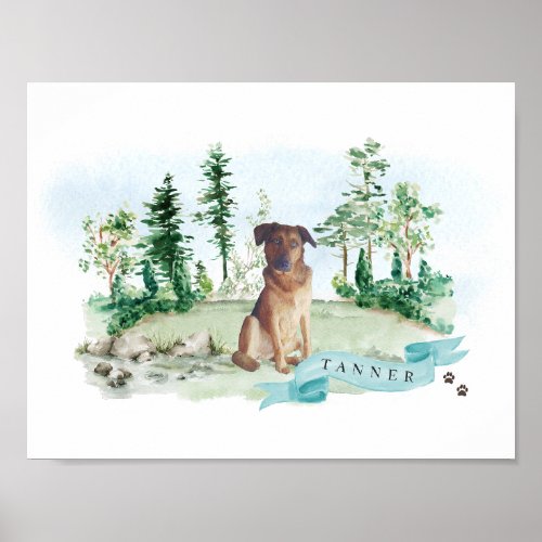 A Dogs Love  Custom Print