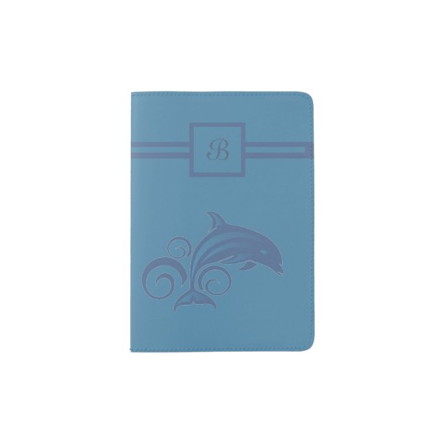 A Dolphin Passport Holder (Front)