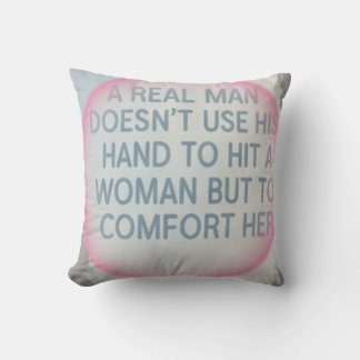 A Domestic Violence Awareness quote Throw Pillow