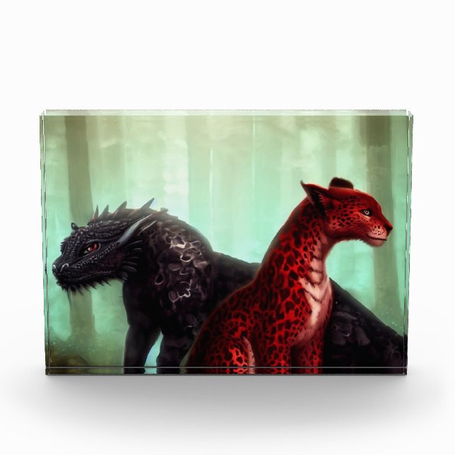 A dragon and a griffin, friend or foe? photo block (Front)