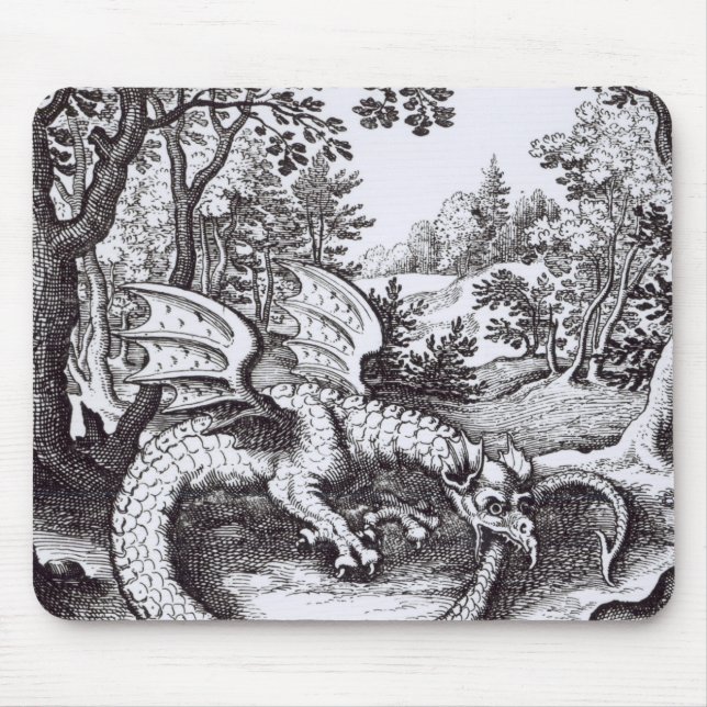 A Dragon in the Forest Mouse Pad (Front)