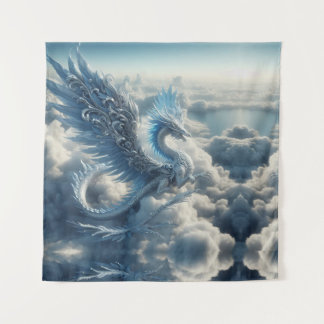 A Dragon Surrounded by Clouds Tapestry