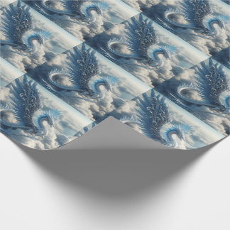 A Dragon Surrounded by Clouds  Wrapping Paper