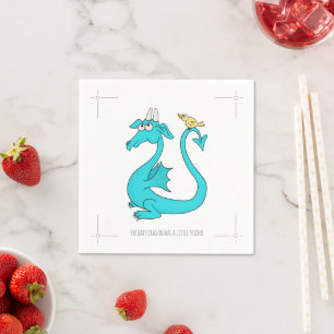 A Dragon With the Bird in the Tail Paper Plates To Napkins