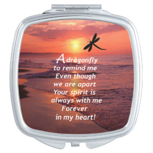 A Dragonfly to Remind Me Mirror For Makeup
