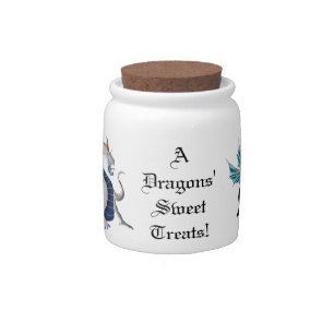 A Dragons Sweet Treats Candy Jar