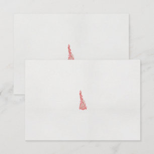 a drawing of a bird with flowers on it thank you card