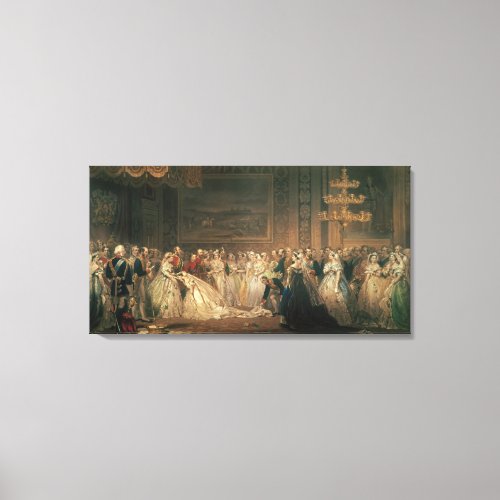 A Drawing Room at St Jamess Palace Canvas Print