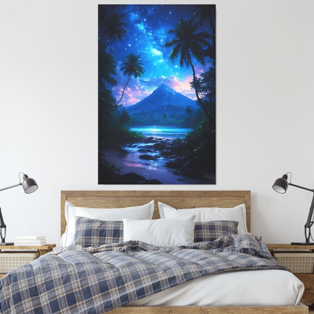 A Dream of Nusantara Canvas Print (Insitu(Bedroom))