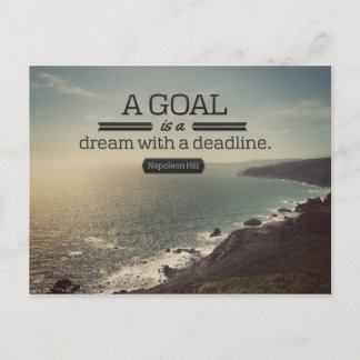 A Dream With A Deadline Postcard