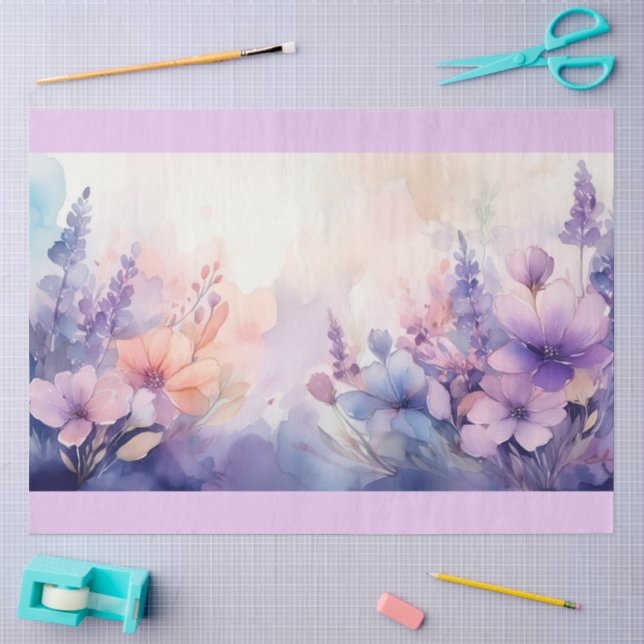 A Dreamy Floral Design #7 Tissue Paper (Craft)