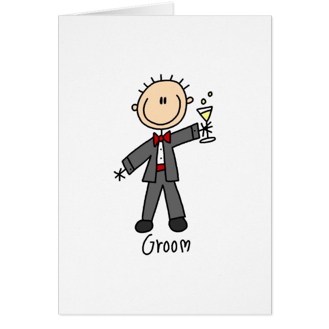 A Drink For The Groom Card (Front)